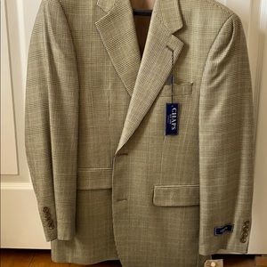 Herringbone sports jacket 52 % silk 48% wool